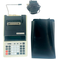 Unisonic XL-115 Calculator with Protective Case and Power Charger - Vintage