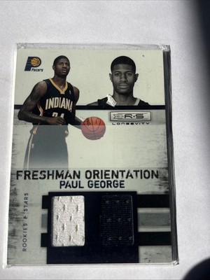 2010 Panini Rookies & Stars PAUL GEORGE Freshman Orientation Dual Patch /299
