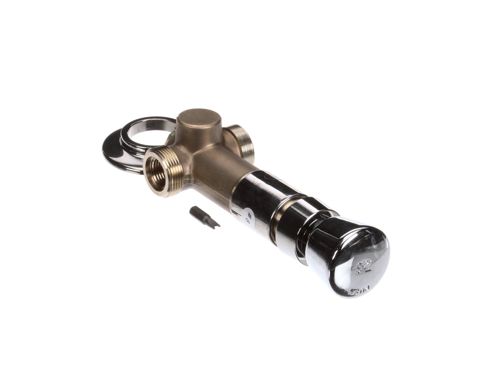 T&S Brass Concealed Straight Valve, Slow Self Closing, Vanda B-1029 - Genuine