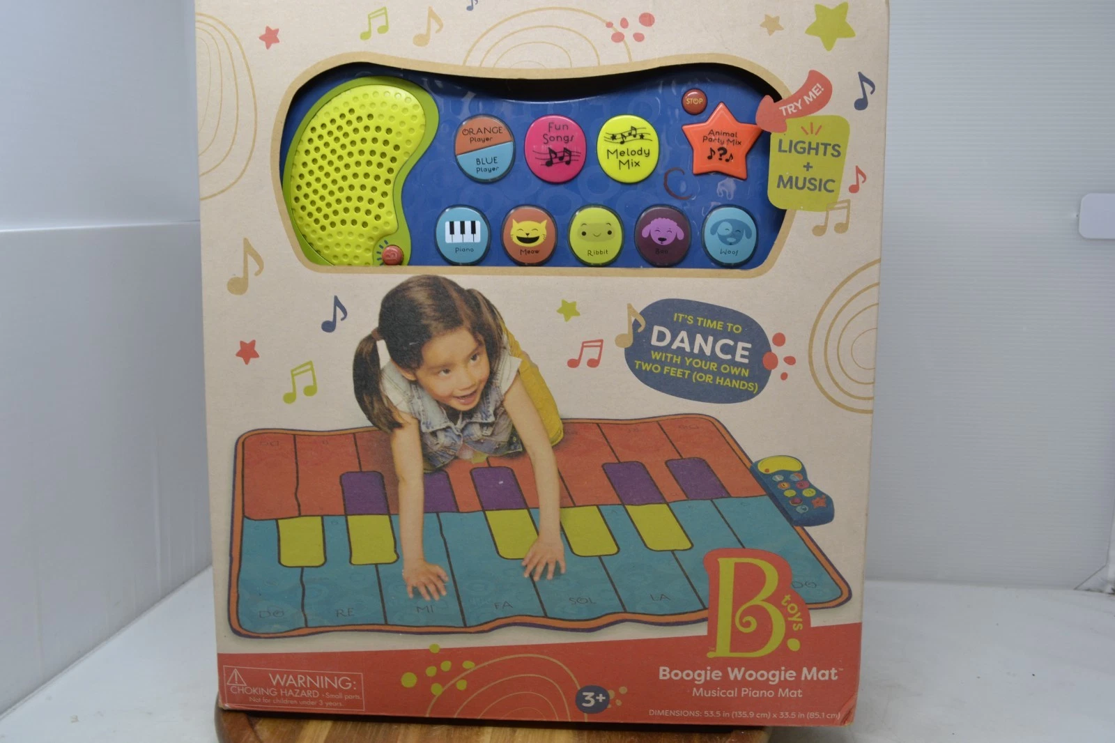 B. toys Floor Musical Piano Mat Boogie Woogie Mat Lights & Music New