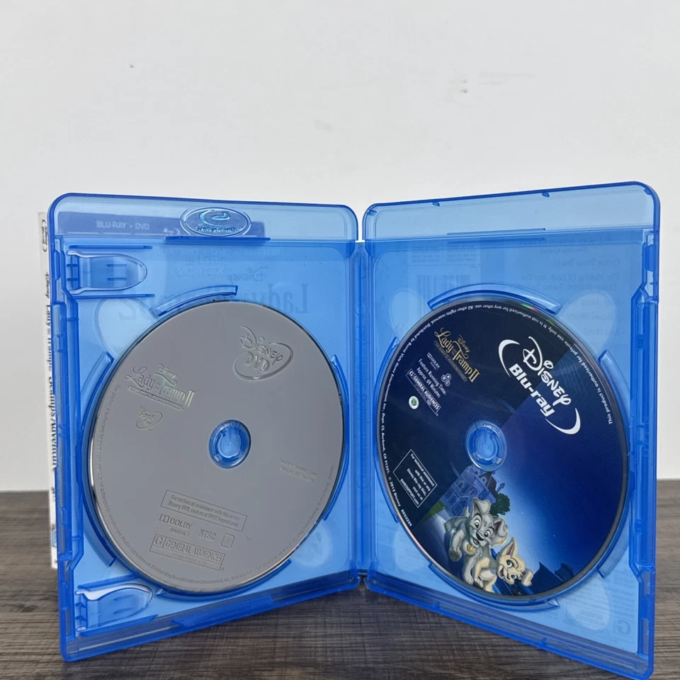 Lady and the Tramp 2: Scamp's Adventure Blu-ray/DVD Combo W/Slipcover, No Code Foto 3 de 3
