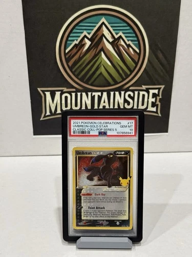2021 Pokémon Celebrations Umbreon Gold Star #17 PSA 10 Gem Mint