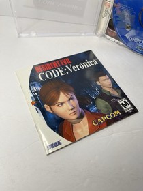 Resident Evil Code Veronica (Dreamcast, 2000) CIB W/Reg Card -Clean Disc&rsquo;s🔥🔥
