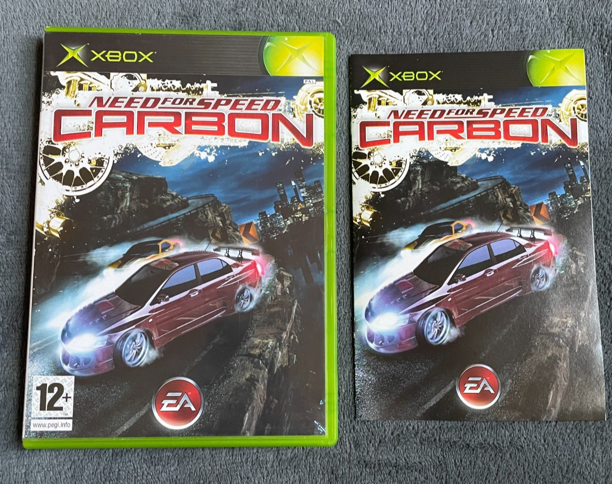 Need for Speed Carbon complet sur Xbox Classic - FR CD TTBE