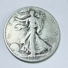 1936 WALKING LIBERTY 90% SILVER HALF DOLLAR CIRCULATED COIN #6138