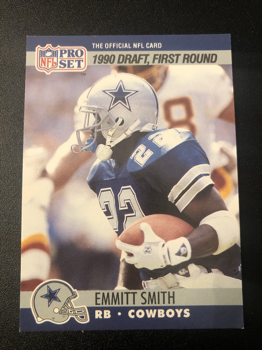 NFL COWBOYS EMMITT SMITH ルーキーカード 1990 ProSet Emmitt Smith Rookie #685 | eBay