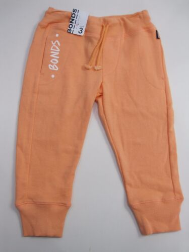 Bonds Kids Boys Girls Standard Trackie Track Pants size 4 Colour Apricot - Picture 1 of 3