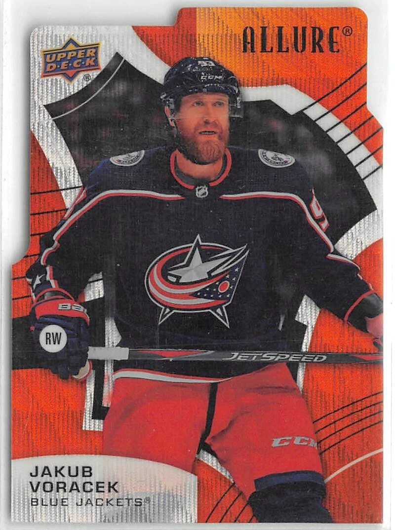 2021-22 Upper Deck Allure Orange Slice #95 Jakub Voracek