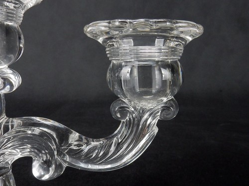 Vintage Cambridge Glass Candle Holder 3 Candle Holder, Elegant Cambridge Glass - Picture 10 of 11