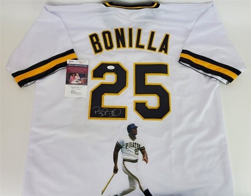 Bobby Bonilla Signed Pittsburgh Pirates Jersey (JSA COA) 6xAll Star 3rd Baseman - Picture 2 of 7