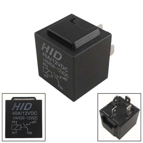 1x 4-Pin 40A 12VDC H4458 Car Truck Light Lamp Relay Controller Switch Conversion - Picture 1 of 3
