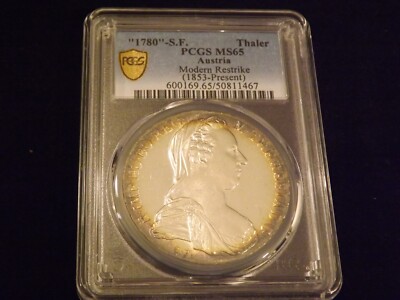1780 Thaler Austria PCGS MS 65 | eBay