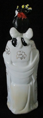 Chinese White Porcelain Figurine of Seated Woman with Bowl - Picture 5 of 9