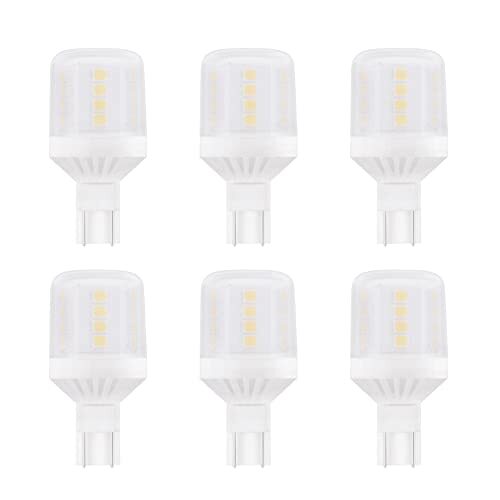 T5 T10 Wedge Base Led Light Bulbs Plastic Dome 12vac/dc 3watt Warm