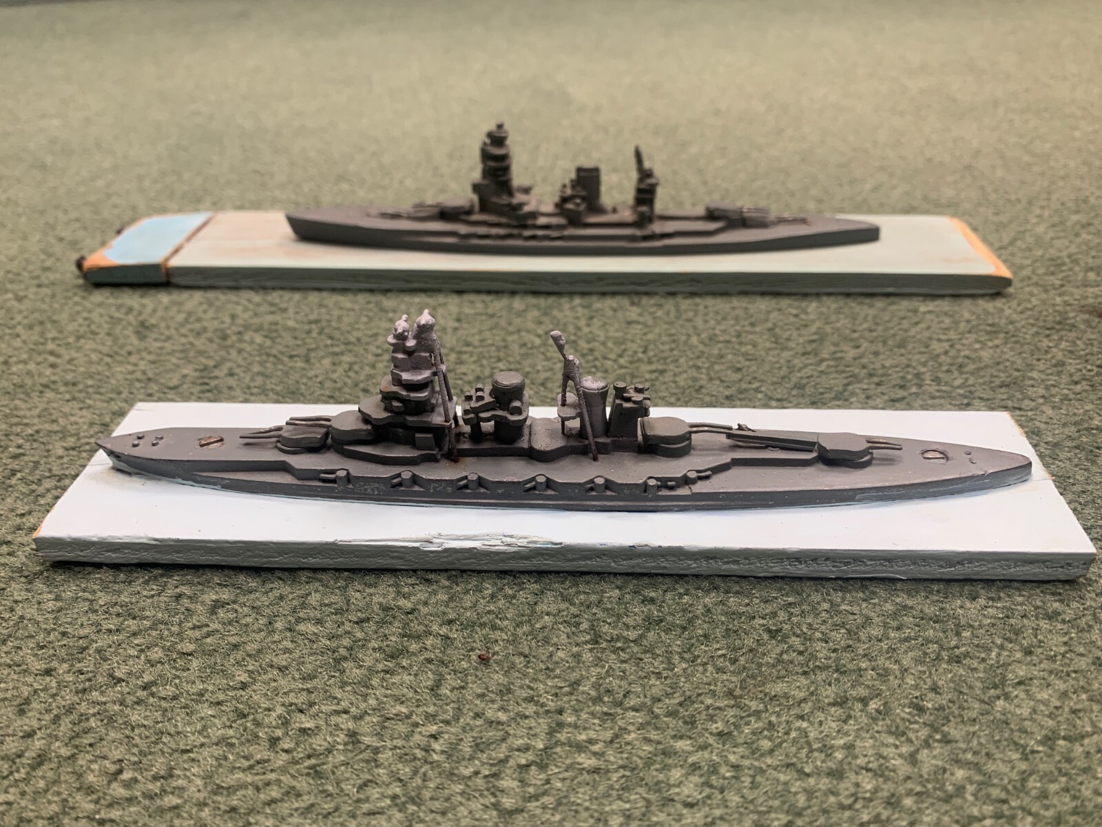 Nagato and Kongo IJN Recognition Models 1200 Scale Comet Metal Products