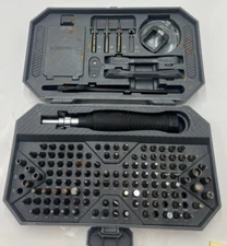 Screwdriver with Multi Piece Magnetic Precision Bit and Electronics Opening Tool