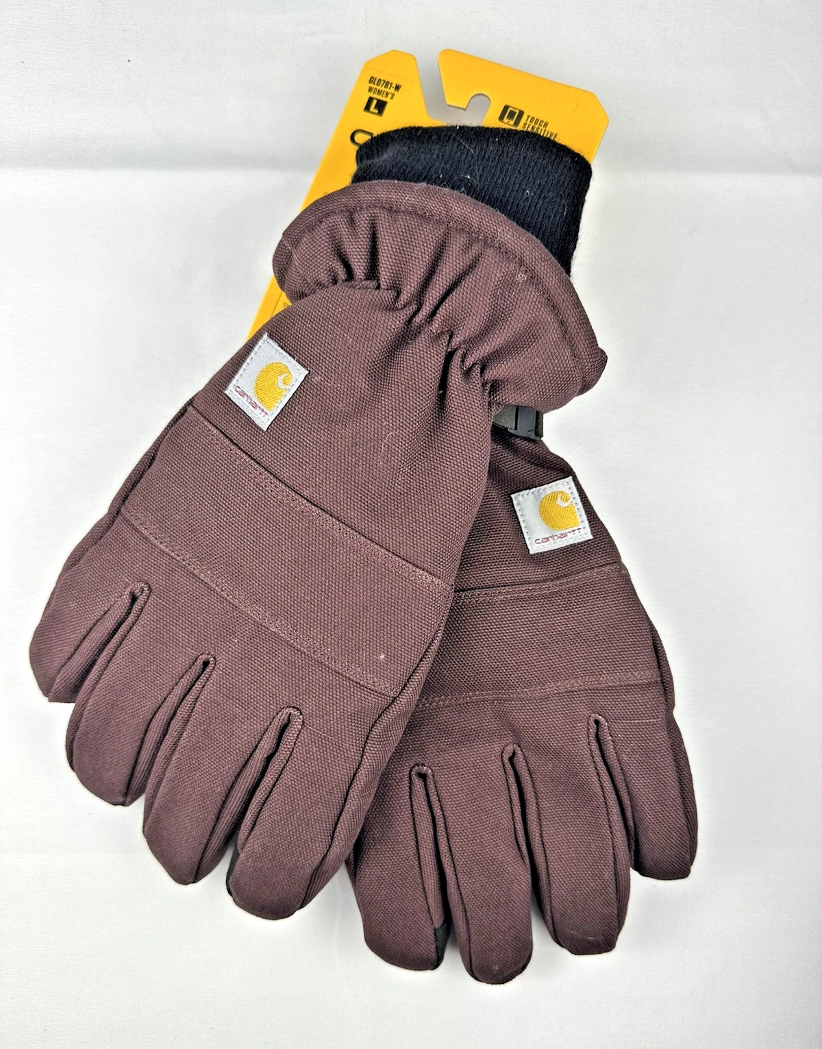 NEW Women Carhartt GL0781W - LARGE - Insulated Duck TouchSensitive Knit Gloves