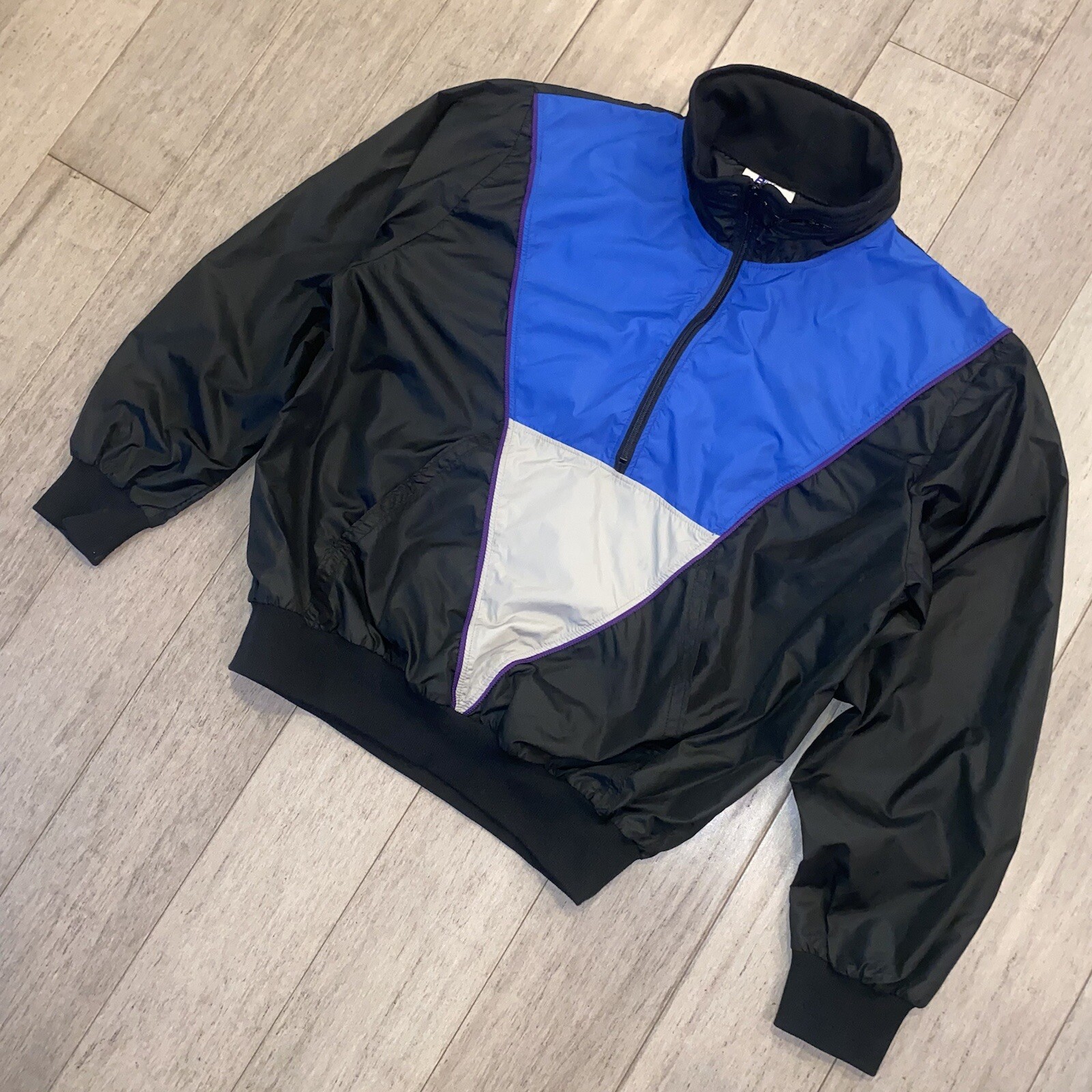 Vtg 70s 80s Track Jacket Running Nylon 