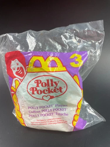 Vintage 1995 Polly Pocket McDonalds Happy Meal Bluebird Ski Lodge Chalet