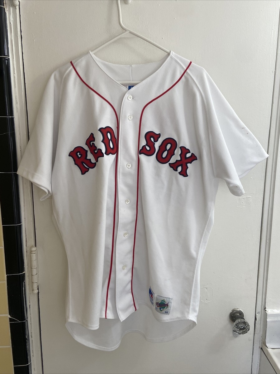RARE 90s RUSSELL ATHLETIC BOSTON RED SOX #42 MO VAUGHN RARE 90s RUSSELL ATHLETIC BOSTON RED SOX #42 MO VAUGHN