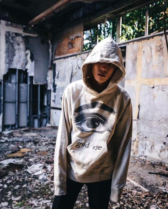 XLサイズ SAINT MICHAEL / RAGLAN HOODIE EYE-