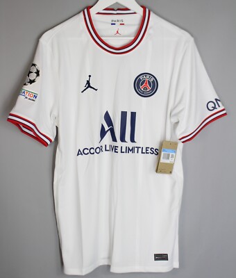 パリ・サンジェルマン MBAPPÉ DRI-FIT シャツ S 2019-20 Paris Saint-Germain Fourth Shirt Mbappe #7 - 8/10 - (M)