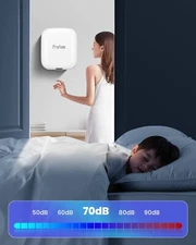 1400W Commercial Hand Dryers, Automatic High Speed Hand Dryer Machine White