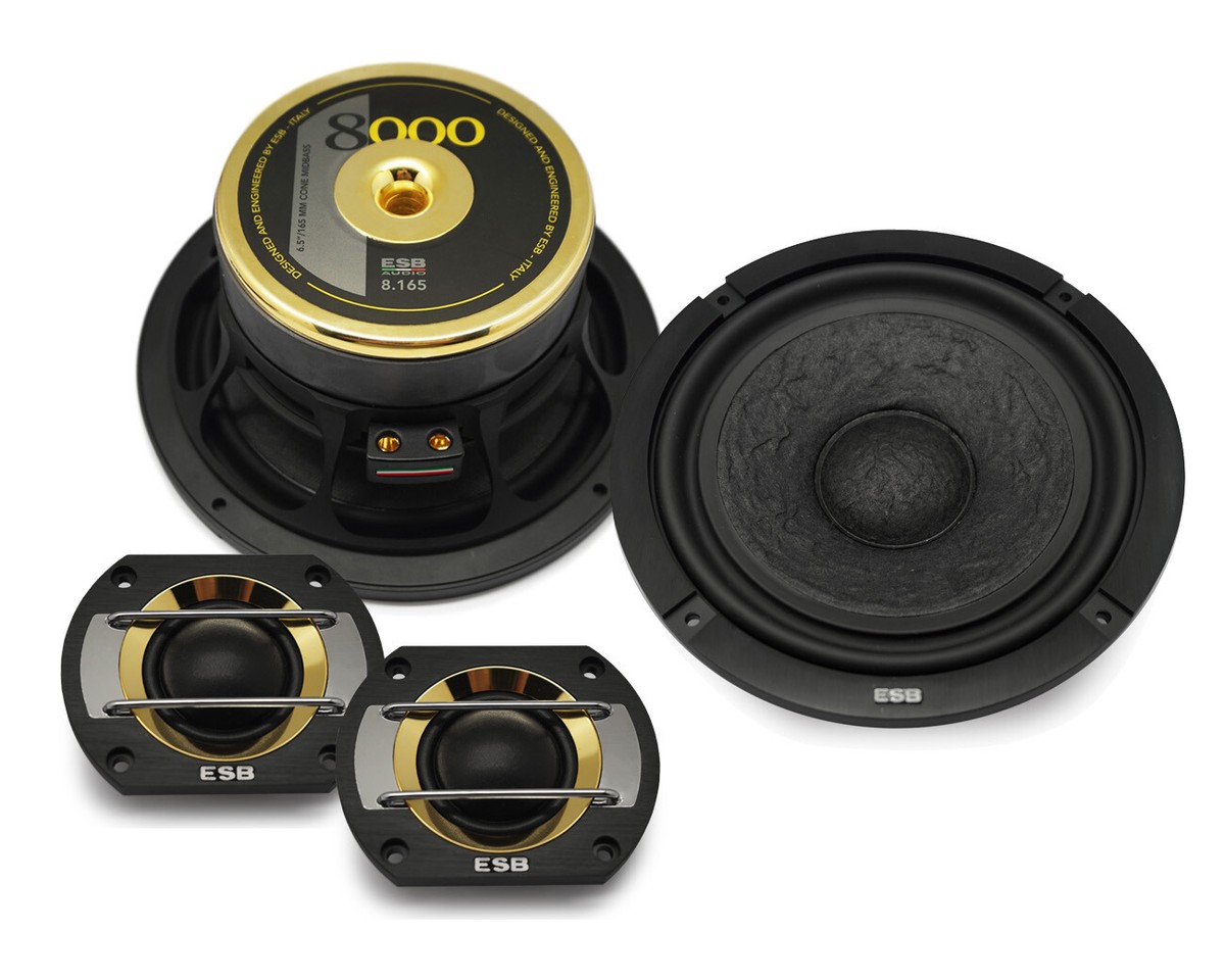 ESB 8000 Series Two way Car Audio Component Speaker