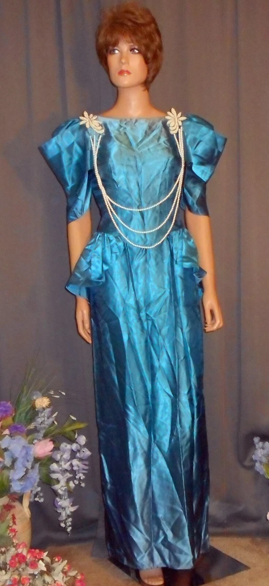 Special Occasion Satin 1980s Vintage Dresses for Women for sale | eBay