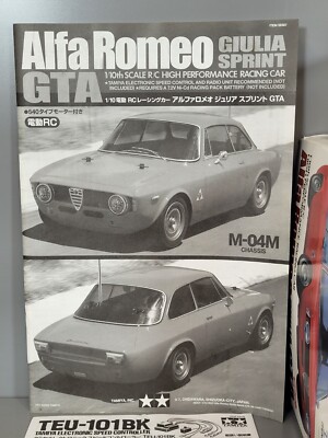 Tamiya 58307 Alfa Romeo Giulia Sprint GTA M-04M RC Car Kit +