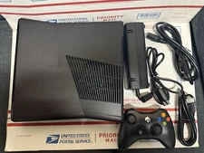 Microsoft Xbox 360 S Slim 250GB Video Game Console Bundle W/ Controller Black