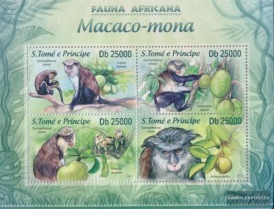Sao Tome e Principe 5136-5139 Kleinbogen (kompl. Ausgabe) postfrisch 2013 Moname