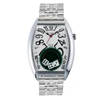 Frank Miura Three dice King Macau Gamble Watch Metal Band White