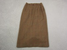 True Vintage Country Shop Skirt Womens 10 Brown ALine Midi Made in USA 70s Tweed
