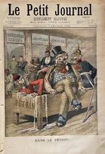 Small Newspaper 1896 No. 272 IN The Petrin - All Coasters YEARS Theatre