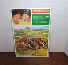 Schreiber-Bogen Town Hall, School, Well, Fire Station Paper Model JFS-71257 NEW!