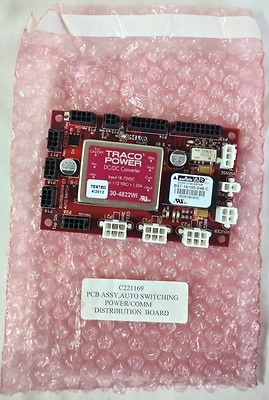 CRC-EVANS C221169 PCB ASSEMPLY SWITCH POWER/COMM VERTEILER NEU