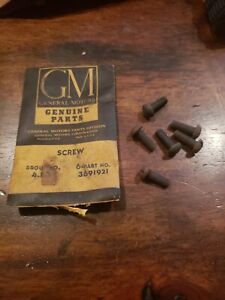 6 Gm Chevy Screws 1950 S 10 32 X 9 16 Transmission Converter Pump 51 52 Ebay