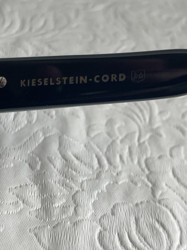 Vintage Authentic Kieselstein-Cord Black Silver Frog Sunglasses Croaked Japan - Picture 11 of 12