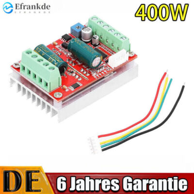 BLDC 3 Phasig DC 6V-60V 400W Bürstenloser Motorcontroller PWM Hallmotorsteuerung