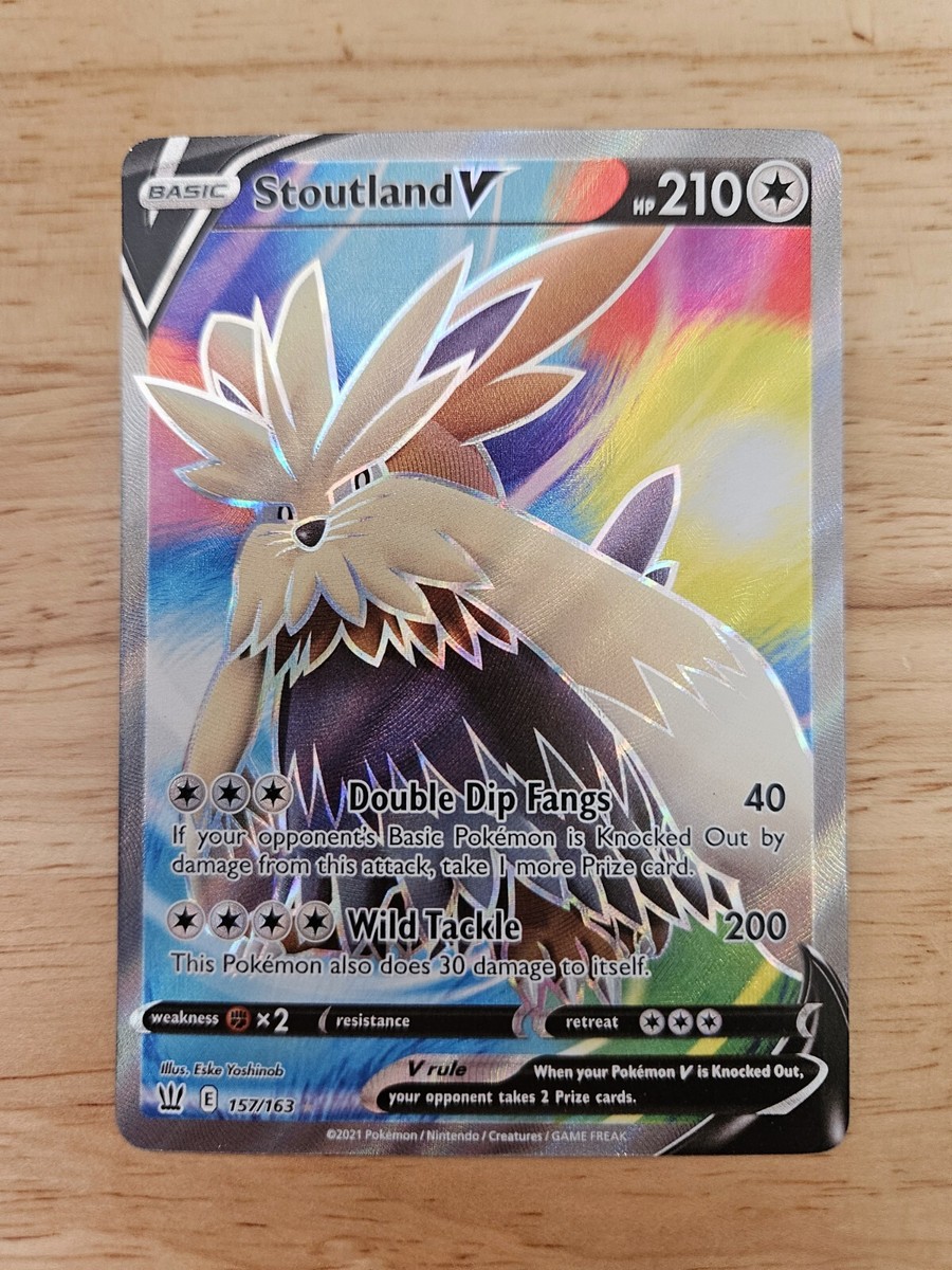 stoutland v pokemon card price Stoutland V (Full Art) - SWSH05: Battle Styles [ULTRA RARE]