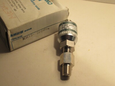 NAGANO KEIKI KH15 KH15-PT14-C-200-0.25 0-200kgf/cm2 24V DC PRESSURE SENSOR NEW 