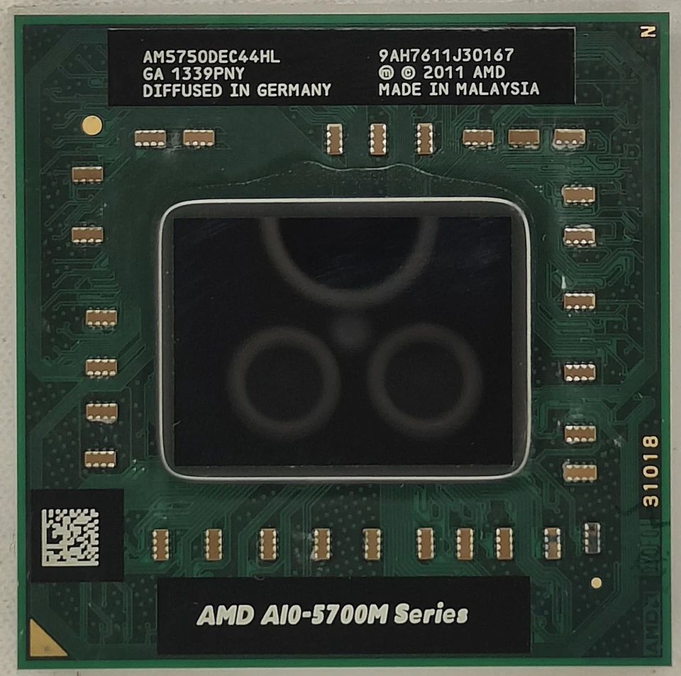 AMD A10-5750M CPU A10-Series Quad-Core 2.5GHz 4M Socket FS1 Processor new - Image 2 of 4