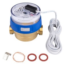 Wasserzähler Kalt Impulsausgang Reed 1 Liter BL 80 mm DN15 Eichung 2026