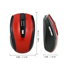 Portable 2.4G Wireless Mouse Optical 6 Buttons 1200DPI Mice For Computer PC