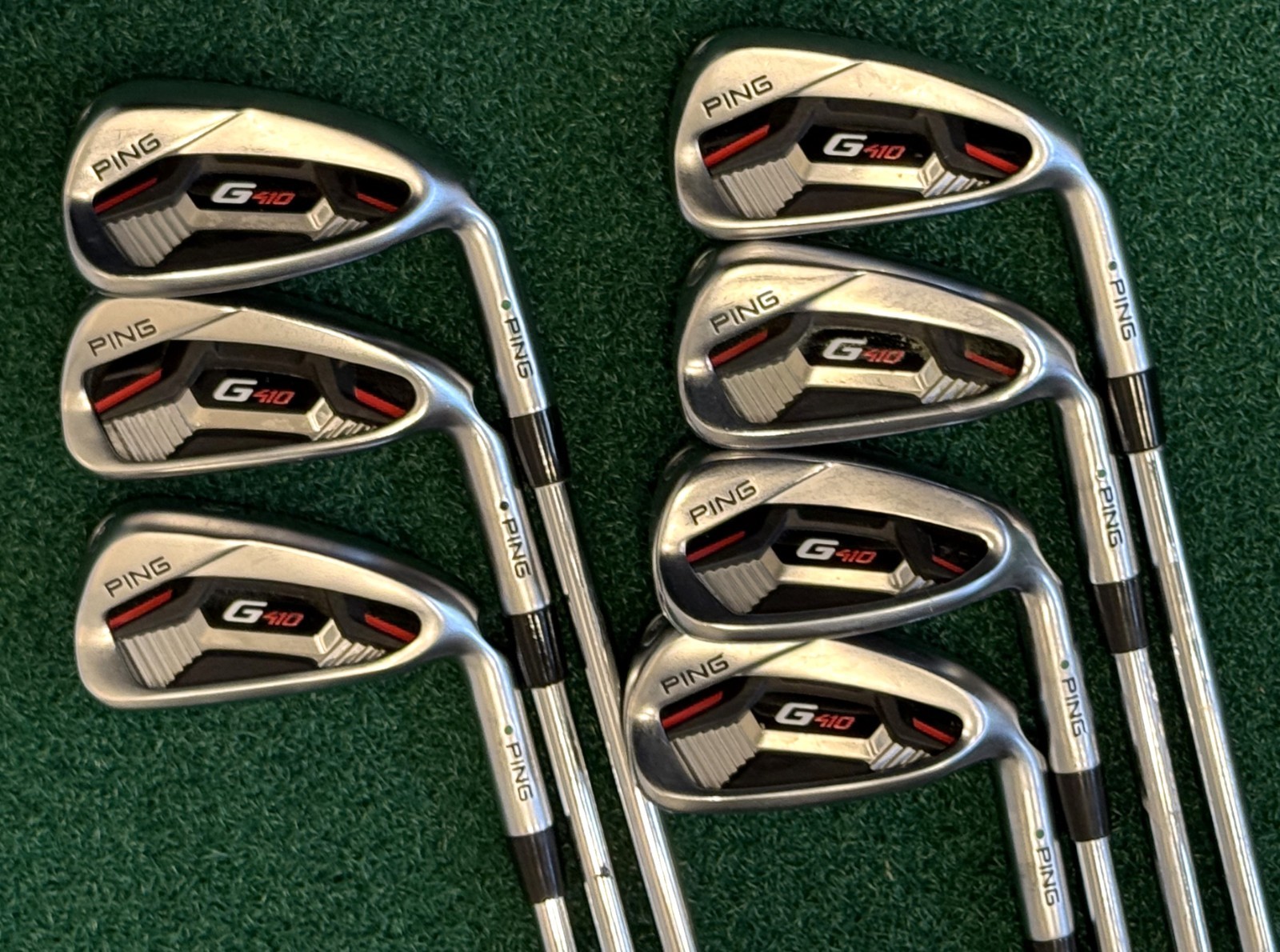Ping G410 Iron Set (4-W) - Regular Flex, Premium Shafts ***O