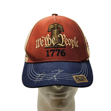 We The People 1776 Bell USA Flag Snap Back Adjustable Cap Hat