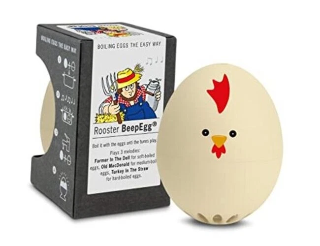 Beepegg – Egg Timer for Boiling Eggs – Musical Egg Cooker for Soft, Rooster