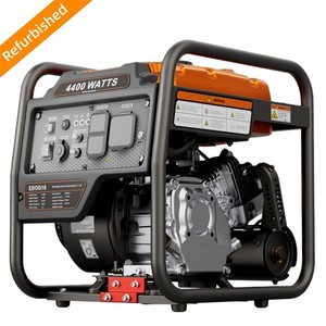Generador portátil con inversor Efurden 4400W a gasolina para respaldo en el hogar