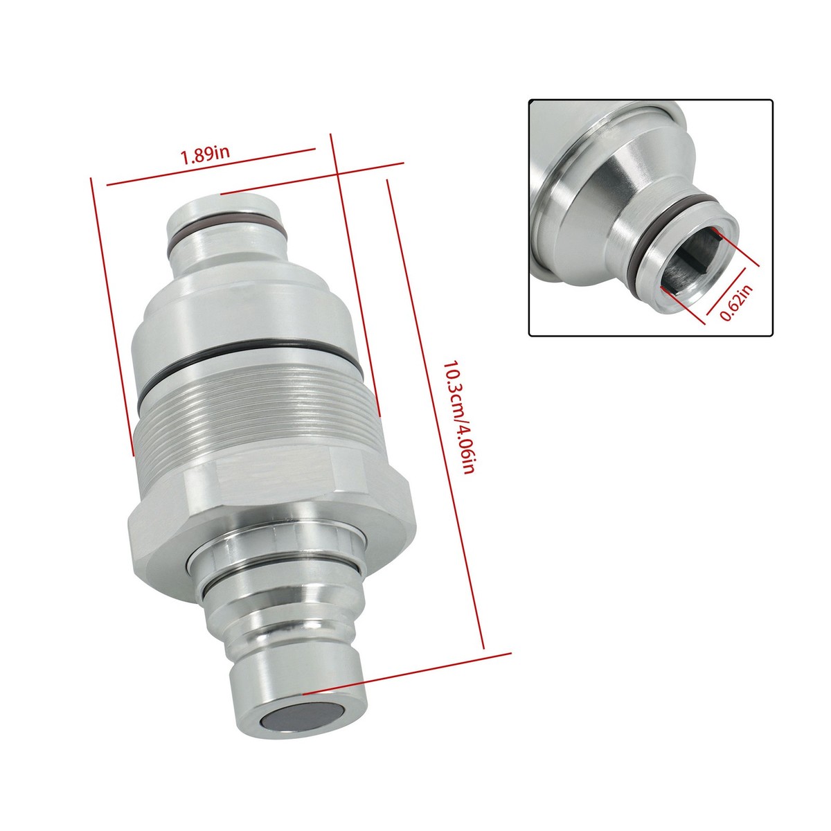 CAT Caterpillar Skid Steer 373-6968 Female Flat Face Coupler